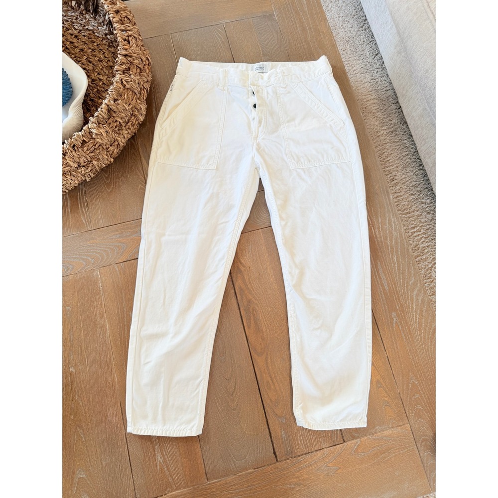 Citizens of Humanity‎ Leah Utility Pants Womens White 29